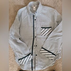 PINK Victoria's Secret Striped Pajama Set